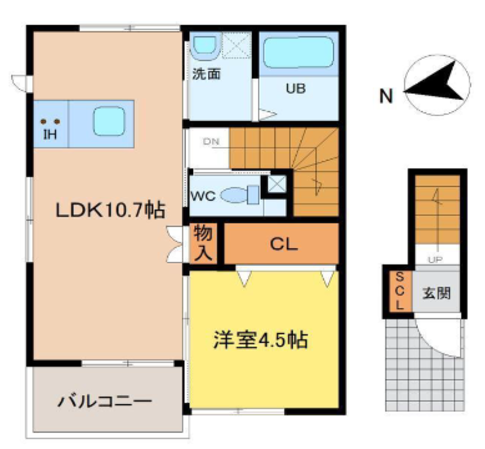 ラグーナ坂元の物件間取画像